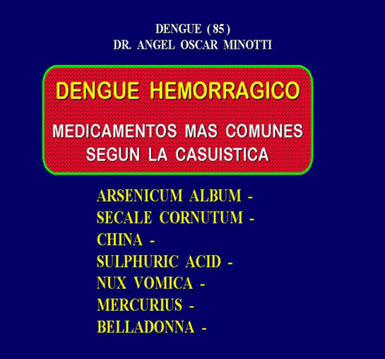 Homeopatia Dengue